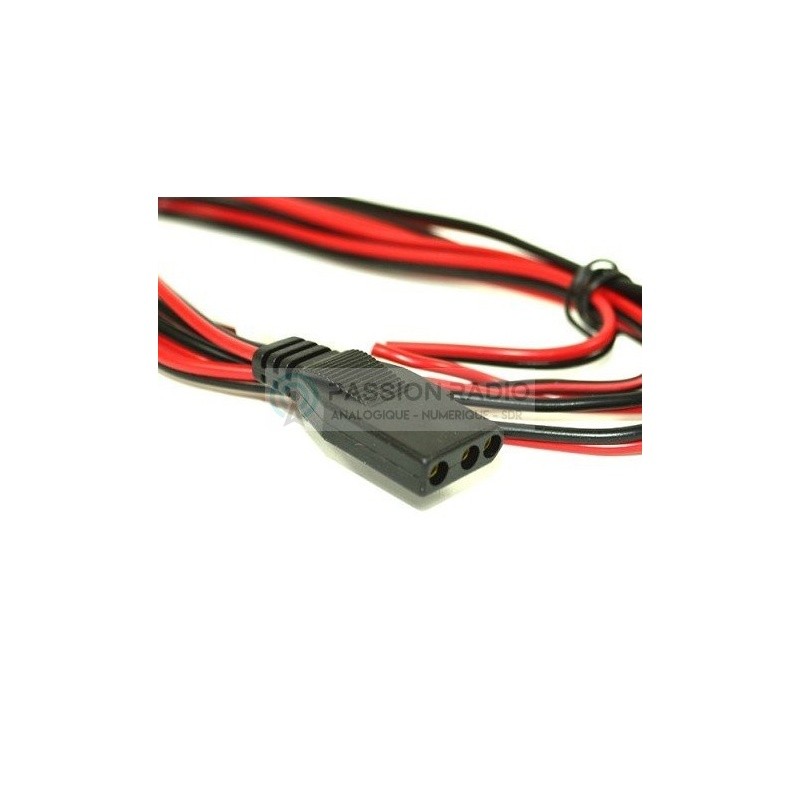 President CA-2T 2-pin 12 volt power cord with fuse