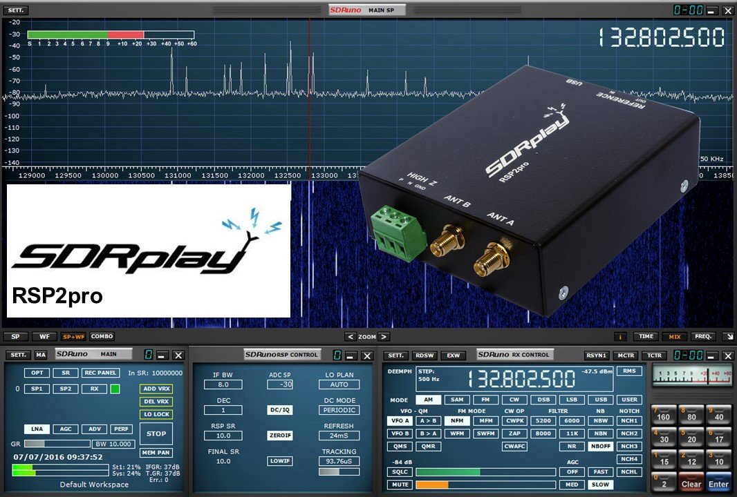 SDRPlay RSP2 & RSP2PRO : SDR RX 1Khz-2Ghz