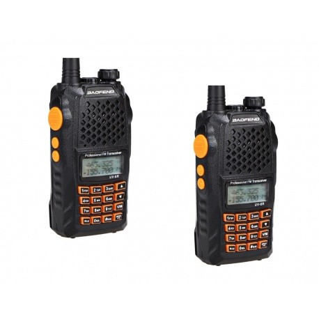 Pack DUO 2 Baofeng UV-6R + USB Cable Baofeng HT Handheld PACK-BAOFENG-START-UV6R-565