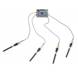 Set of 4 GSM 3G 4G antennas for LimeSDR + U.Fl cables Lime Microsystems GSM CROWD-LIMESDR-ANT2-675