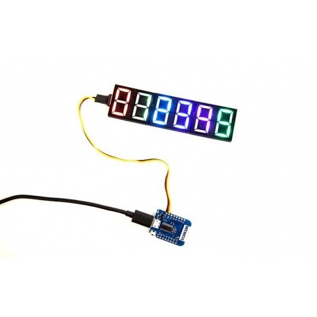 Programmable 7-digit LED display Neosegment Crowd Supply Goodies CROWD-NEOSEGMENT-686