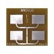 Quad Patch antenna WIFI 5G 5800Mhz 12dBi WA5JVB Kent Electronics WiFi 2.4 & 5 Ghz WA5-ANT-PATCH4-5800-783