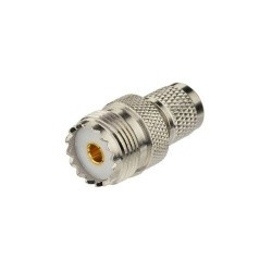 Mini-UHF Male to UHF Female Adapter
