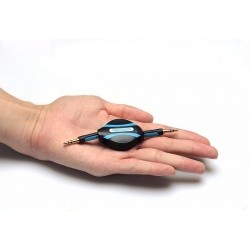 Flat Audio Jack 3.5mm Stereo Cable Retractable Vention