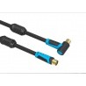 TV coaxial cable 75 ohms 2 or 5m with TV connector Vention TV CABLE-COAX-VENTION-VAVA02-858