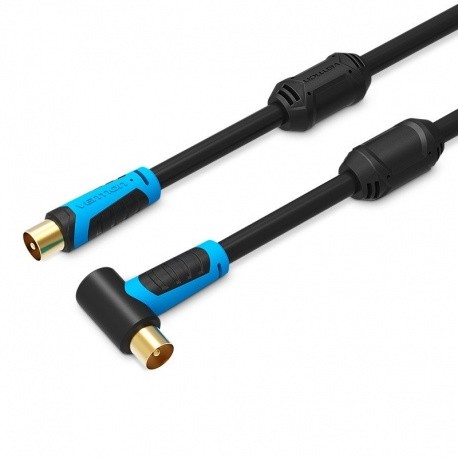 TV coaxial cable 75 ohms 2 or 5m with TV connector Vention TV CABLE-COAX-VENTION-VAVA02-858
