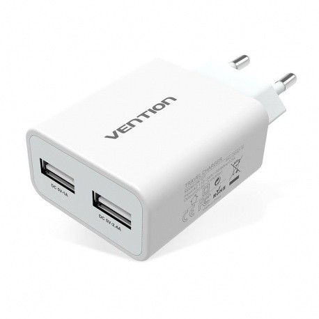 Dual power USB 2.0 fast charge Vention Power supply VENTION-CHARGEUR-USB-859