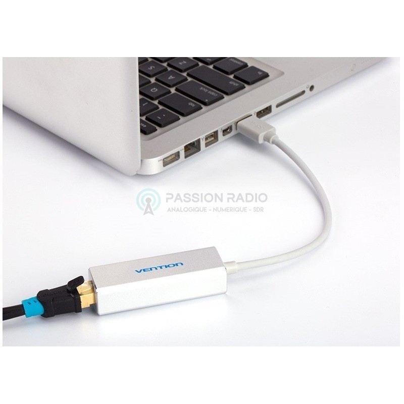 Câble adaptateur Ethernet RJ45 - USB 2.0