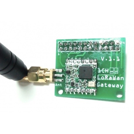 LoRa Gateway 1 channel 868 Mhz for Raspberry Pi Tindie Gateway TINDIE-LORA-PASS1-888