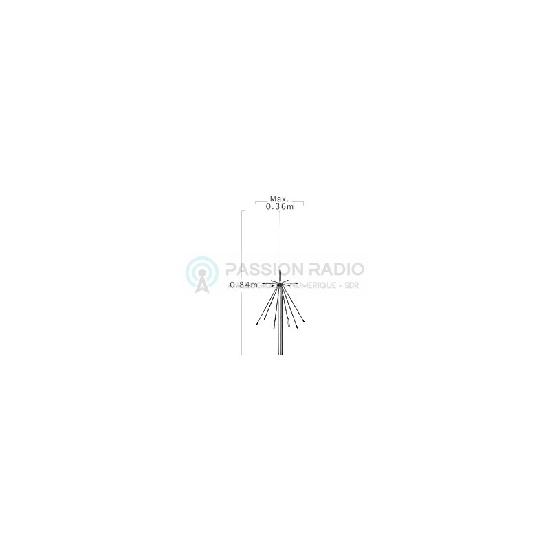 Diamond D-190 Discone Antenna - Unicom Radio