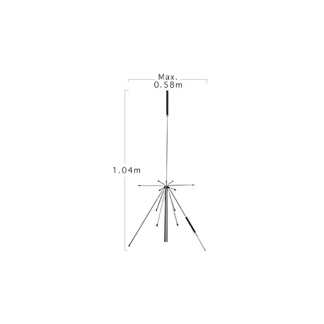 Diamond d-190 discone antenne Bande