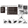 Diamond K9000 Motor drive mount antenna with remote Diamond Antenna Mounting bracket DIAMOND-K9000-129