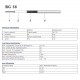 RG58 coaxial cable with BNC Male & UHF Male (PL-259)