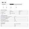 RG58 coaxial cable with BNC Male and UHF Male (PL-259)