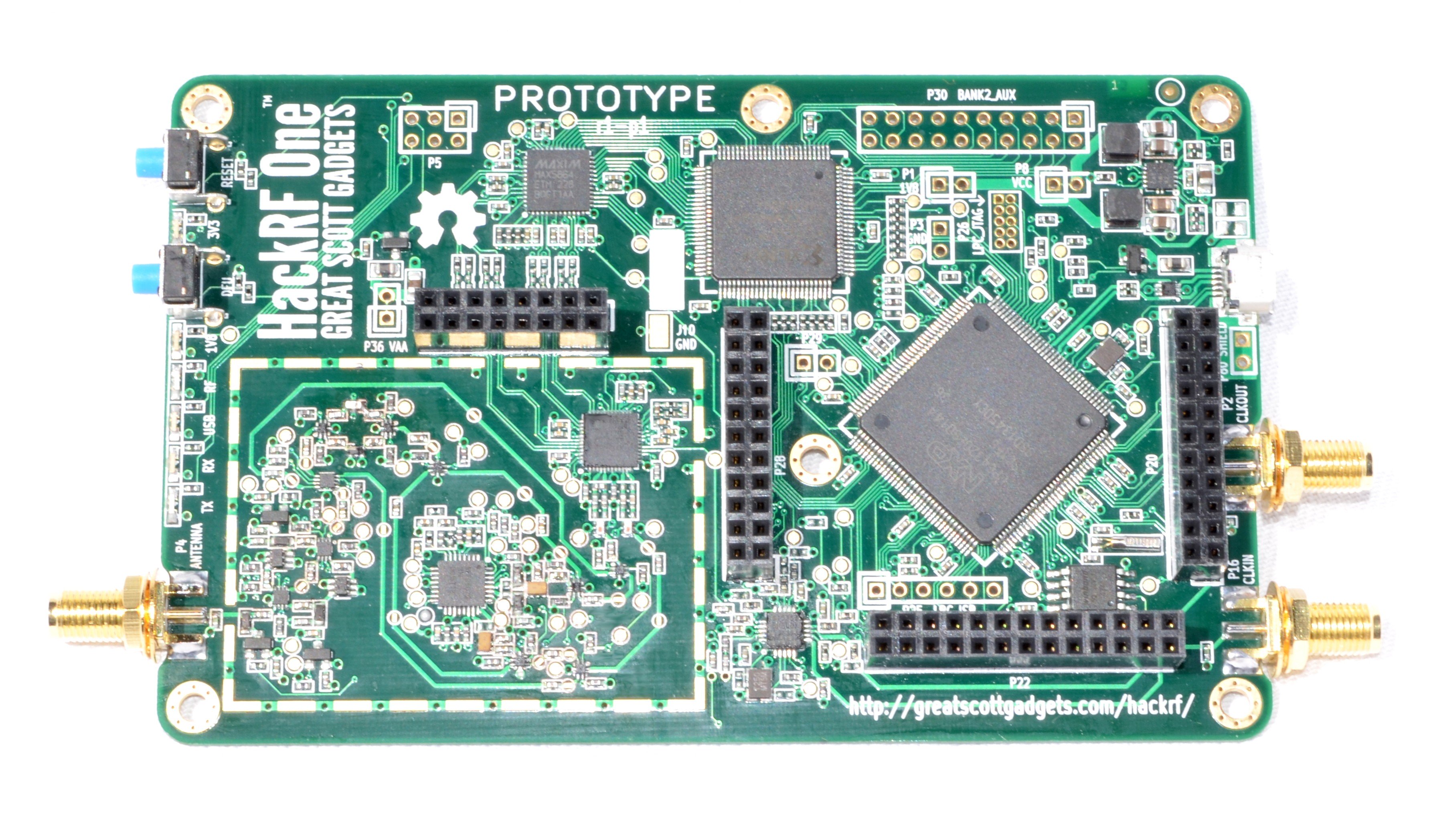 HackRF One: SDR transceiver RX  TX 1-6000Mhz