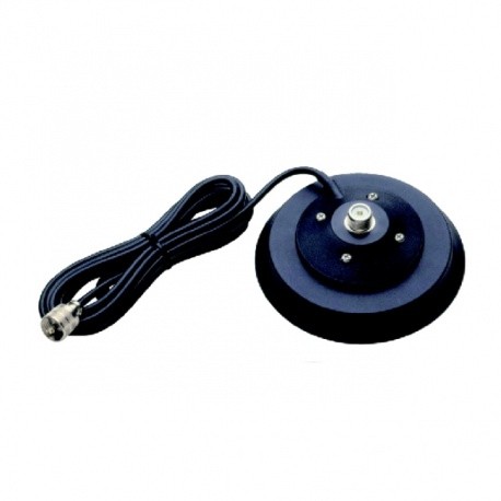 SIRIO magnetic base 125mm with RG58 + PL-259 coaxial cable