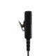 Laryngophone microphone with double microphone and earphone tube + PTT