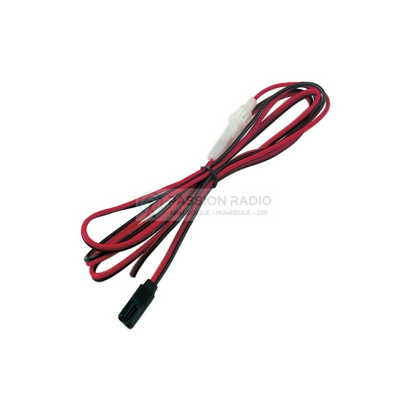 President CA-2T 2-pin 12 volt power cord with fuse