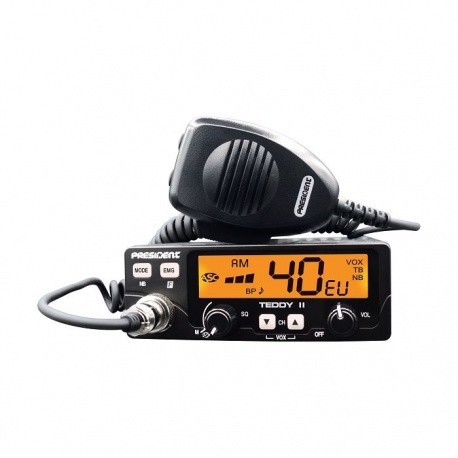 STATION DE RADIO CB (AM/FM) PRESIDENT® TEDDY II - 40 canaux