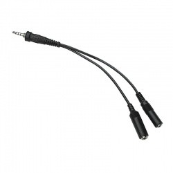 Yaesu CT-91 microphone adapter with microphone and earphone input