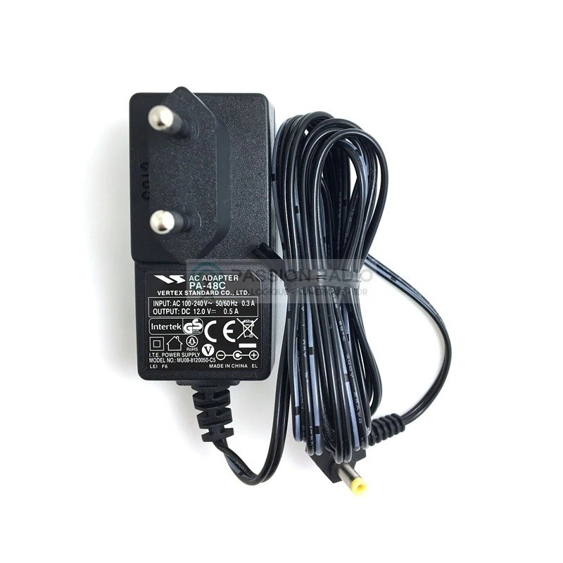 Yaesu PA-48C 220V / 12V Adapter Charger for FT-70 FT3D FT2D FT1D