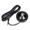 Magnetic base Type N with LMR200 coaxial of 2m in RP-SMA Male