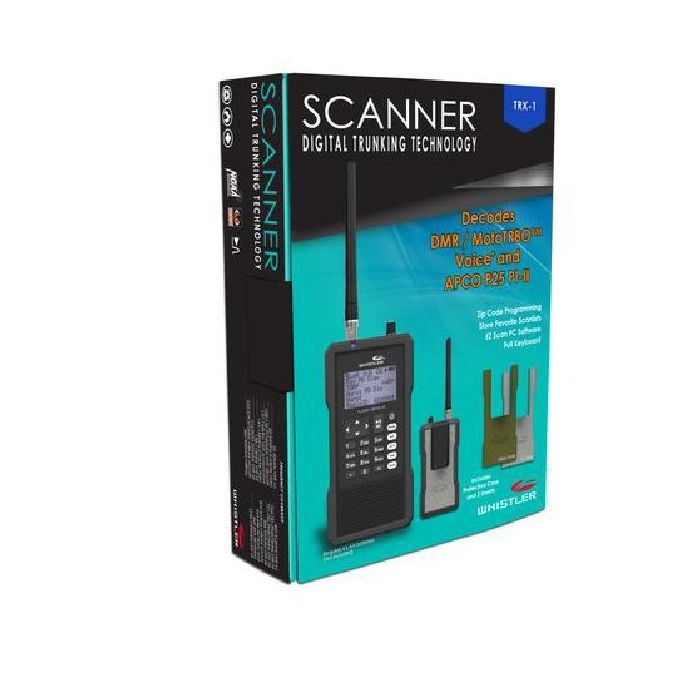 Whistler TRX1 Portable Digital AM FM P25 DMR Scanner