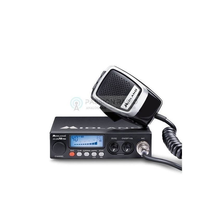 CB RADIO PRESIDENT BILL 2 40 CHANNELS AM FM ULTRA COMPACT TRANSCEIVER