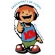 Sticker "Radioamateur Sympa" (small mega) from MEGAHERTZ Magazine