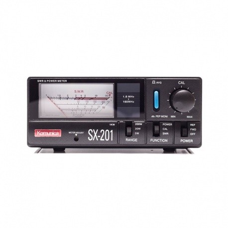 Komunica SX-201 SWR and Watt Meter 1.8-200 MHz