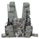 Tactical harness for 2 walkie-talkie radios compatible with all makes and models