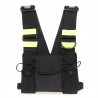 Tactical harness for 2 walkie-talkie radios compatible with all makes and models