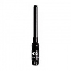 Komunica SRH775 telescopic antenna, VHF-UHF + RX, 14cm to 41cm