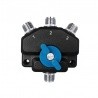 Komunica SW3M coaxial antenna switch, 3 positions UHF plug