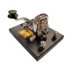 CW Vibroplex Straight Key Handler Standard black textured base