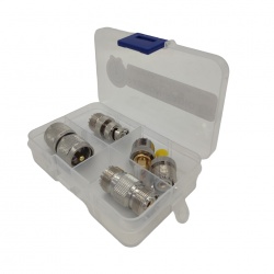 Pack of 5 UHF adapters with carrying case PASSION RADIO
