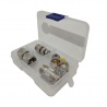 Set of 8 RF adapters for SDR with SMA input with carrying case PASSION RADIO
