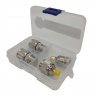 Kit of 4 N-input RF adapters with carrying case PASSION RADIO