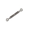 Tensioner for guy wires with hook and eyelet from 10 to 16 mm