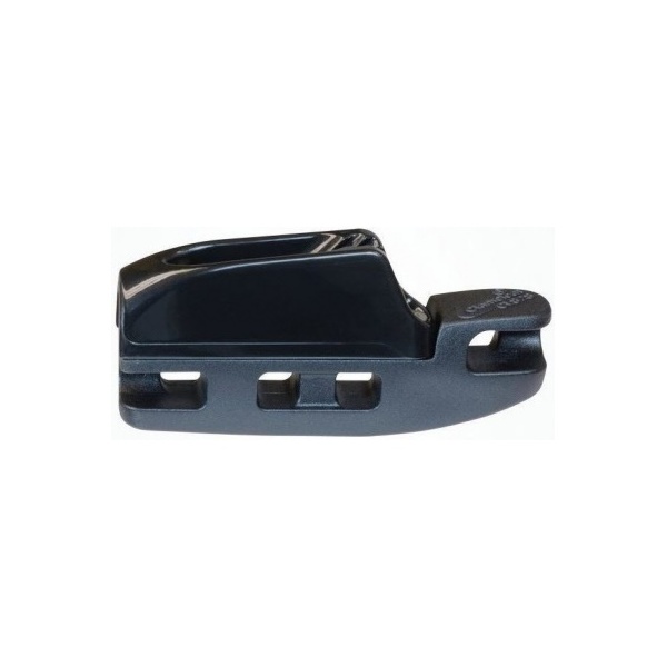 Black aero cleat tensioner with blocker for 3 to 4 mm rope