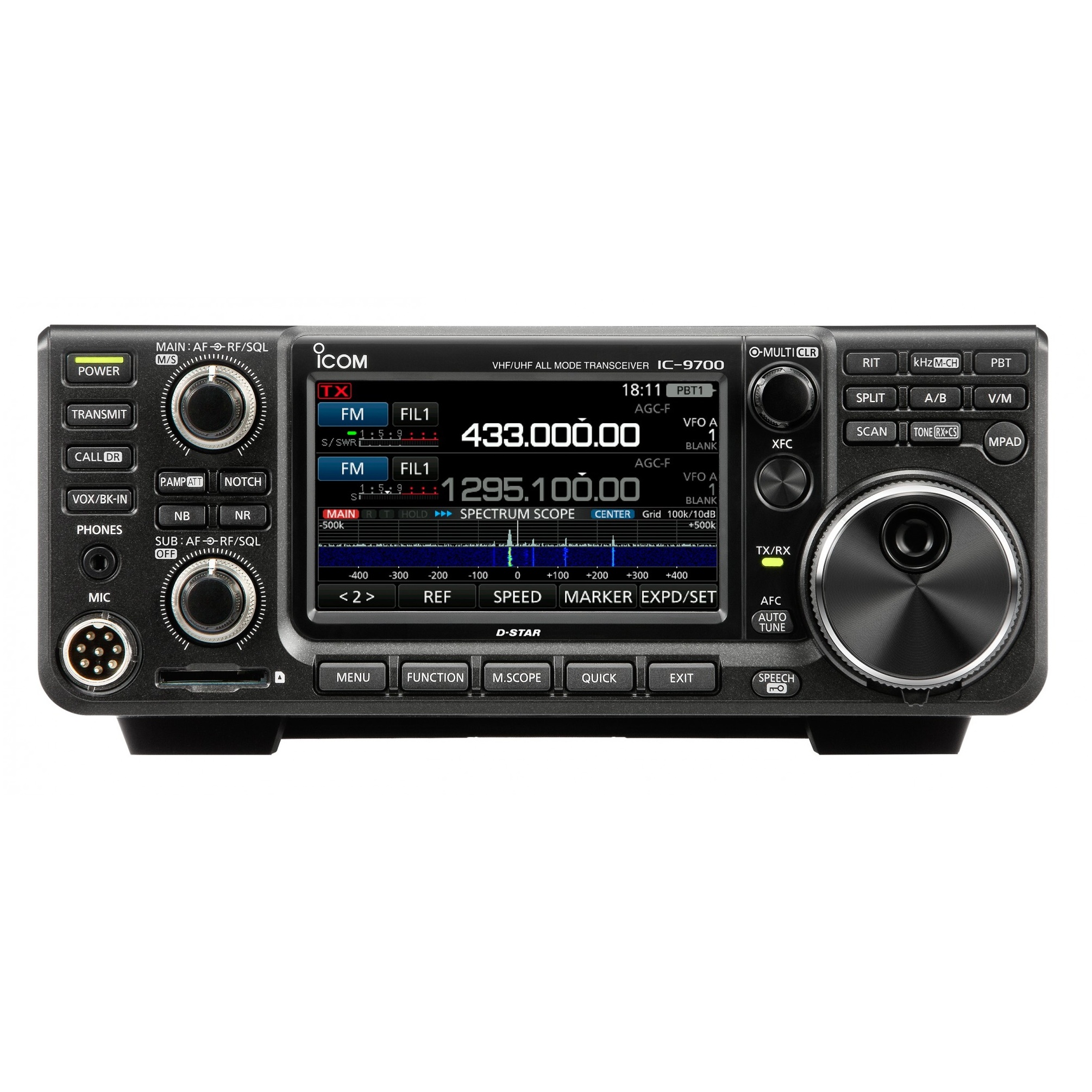 ICOM IC-9700 All-mode digital amateur radio base VHF/UHF/1200MHz 100W