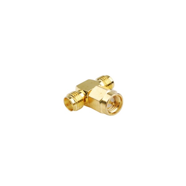 Adapter type T SMA Male to 2 SMA Female