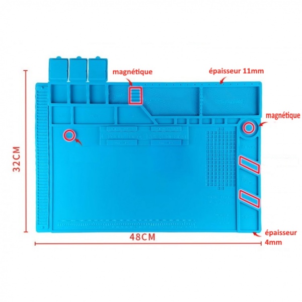 Heat Resistant Soldering Mat Solder Mat Anti Static Mat Resistance