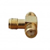Adapter type T SMA Female to 2 SMA Female