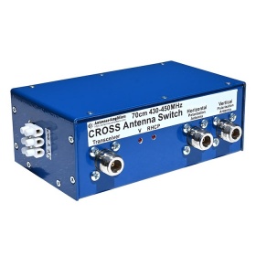 430-450 MHz CROSS Antenna 1200W Polarization Switch H-V-RHCP (AA)