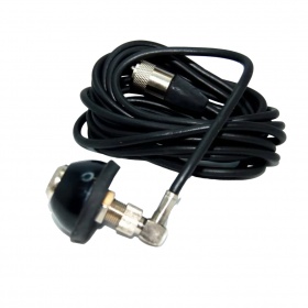 Foldable and swivelling adapter for 3/8" antenna and strand