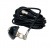 Foldable and swivelling adapter for 3/8" antenna and strand
