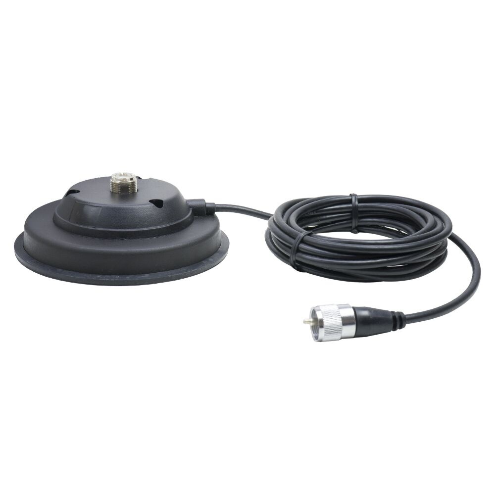 PNI ML100 Antenna CB – 100 Cm, Base Magnetica 125 Mm, 26-30 MHz, 250W, Cavo 4 M Con Connettore PL259 – Ideale Per Auto E Camion