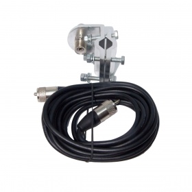 SIGMA Heavy Duty right-angle roof rack mounting kit for 3/8" CB antennas