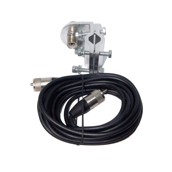 SIGMA Heavy Duty right-angle roof rack mounting kit for 3/8" CB antennas